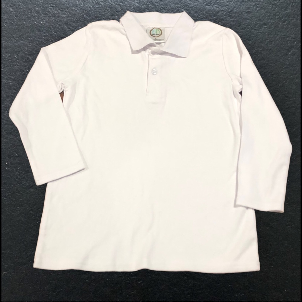 Blanks Boutique Boys Polo Shirt Stark White